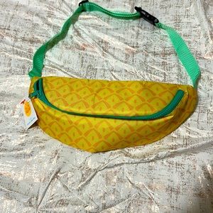 Pineapple Cooler Fanny Pack. Can fit two cans. Never used.